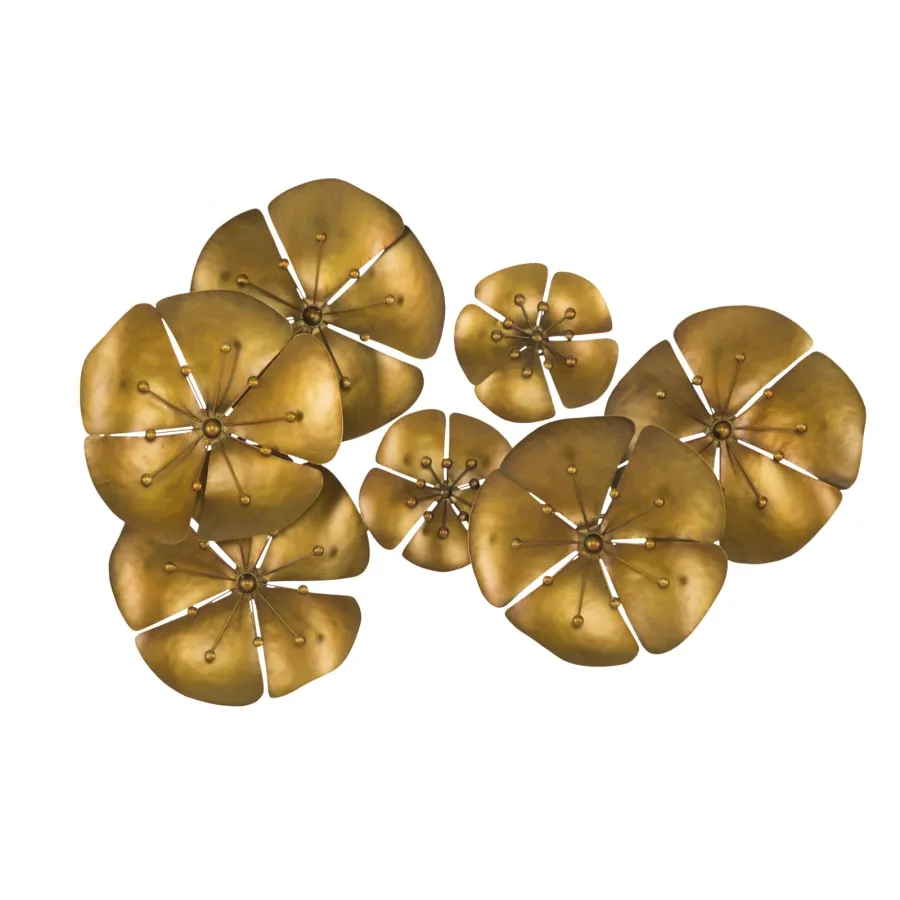 Płyta ze stali FLOWE GOLDY -B- 80x6x57 cm